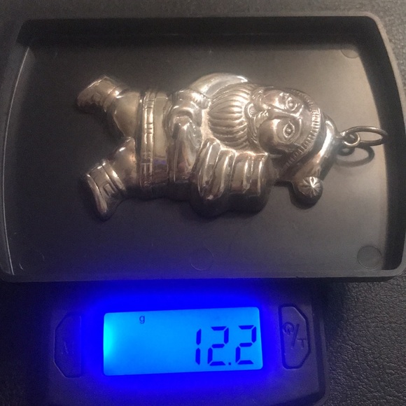 STERLING SILVER SANTA 12.2g - Picture 4 of 4